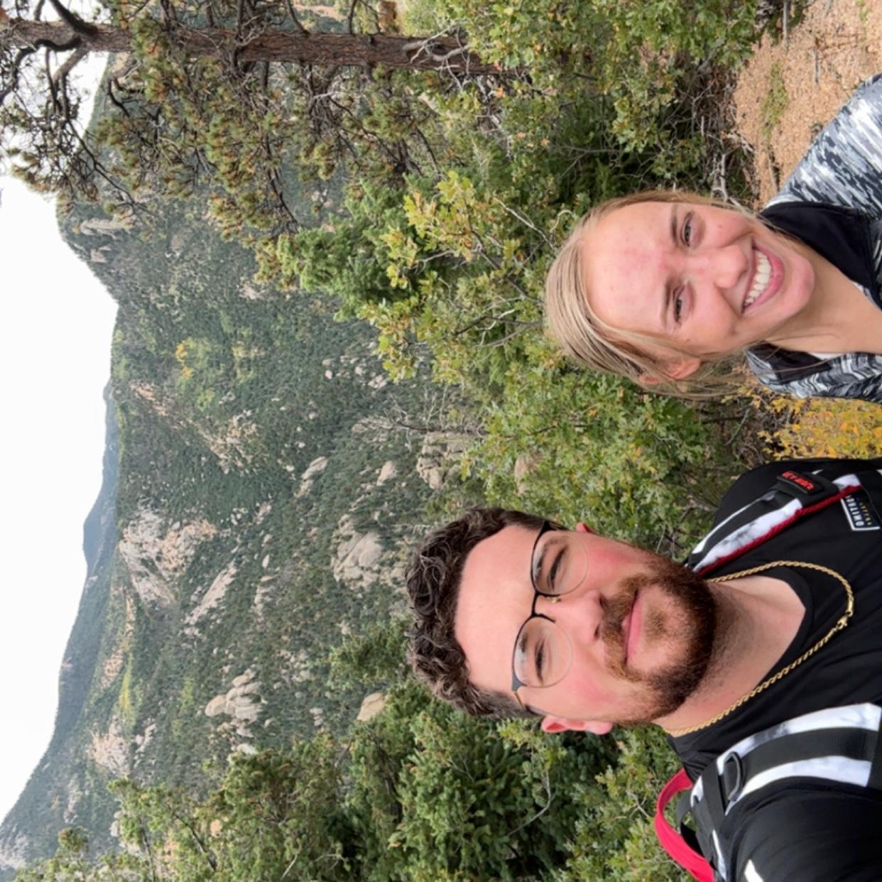 Nathan and Alli after they finished the Manitou Incline in Colorado!