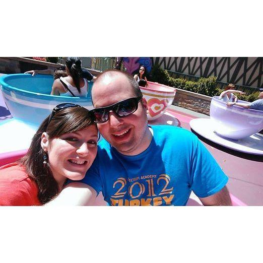Disneyland, pregnant with Dylan 2014