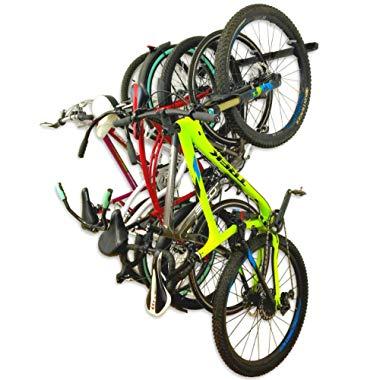 StoreYourBoard Omni Bike Storage Rack, Holds 5 Bicycles, Home and Garage Adjustable Bike Wall Hanger Mount