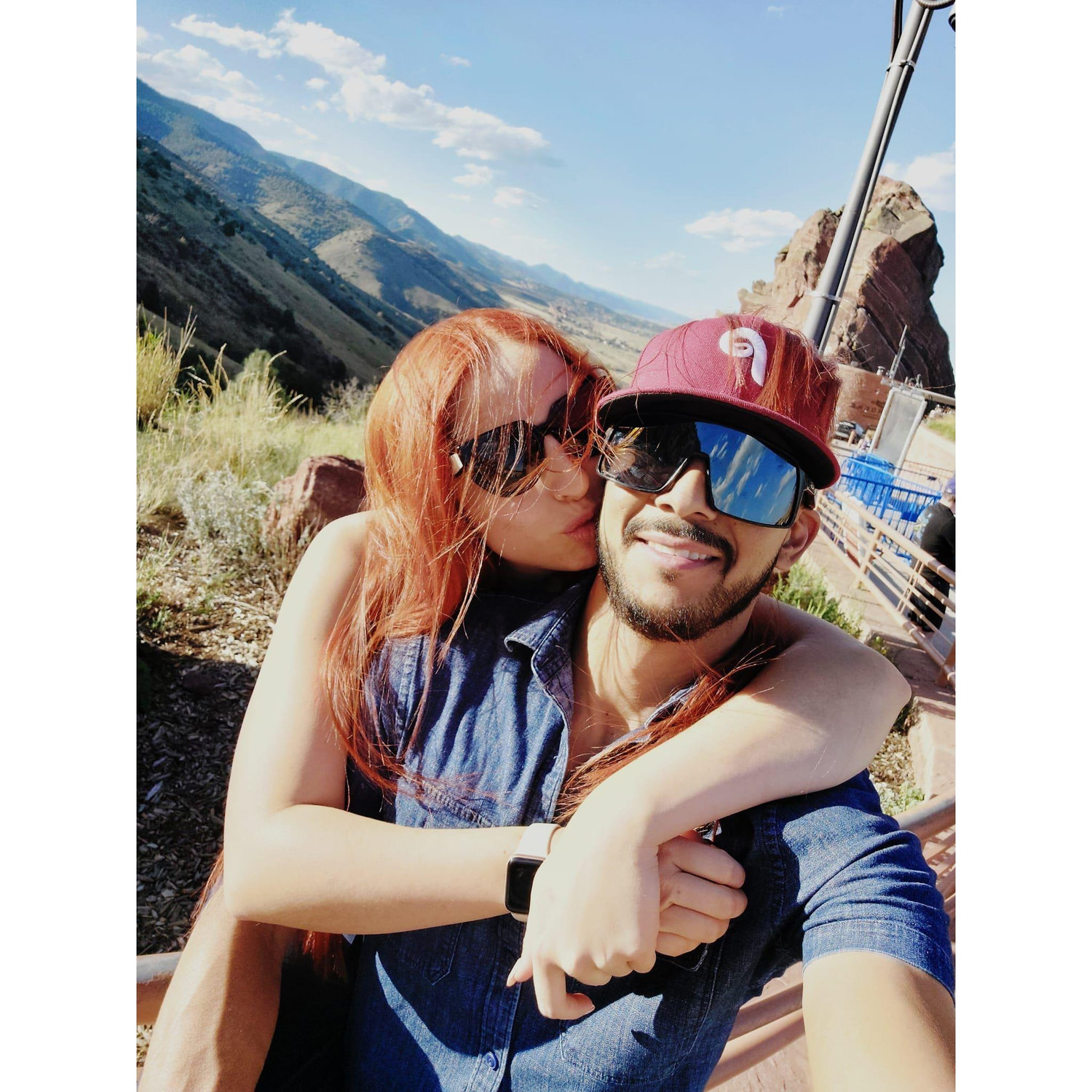En Red Rocks. Jamas nos imaginariamos que no casariamos ahi cerquitas un tiempo despues.