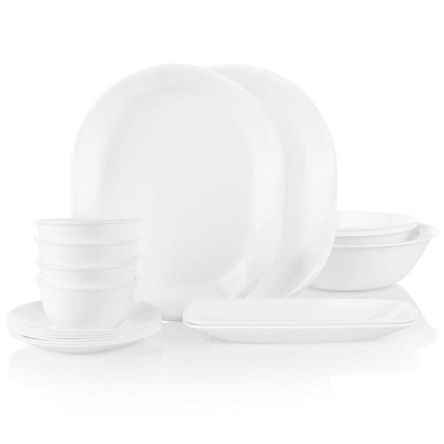 Corelle® Winter Frost White 17-piece Party Pack