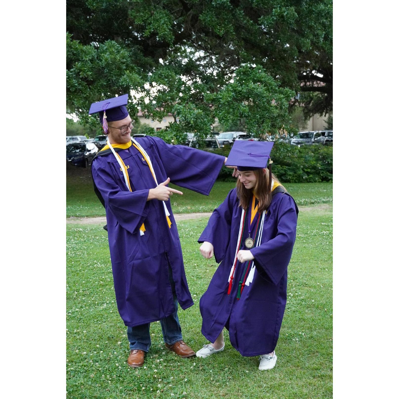 Doing our graduation dance after receiving College Honors!