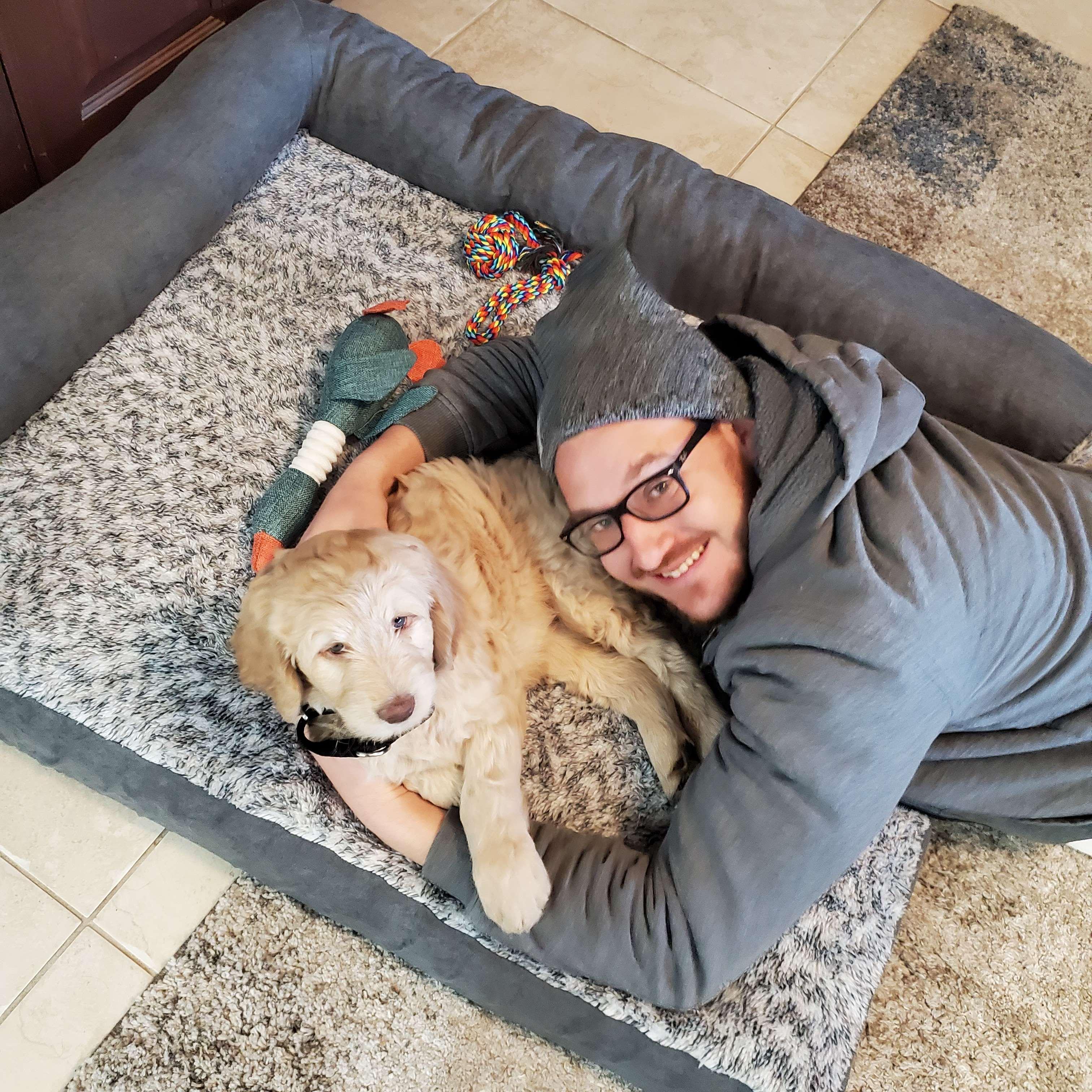 Our first dog "peaches" 