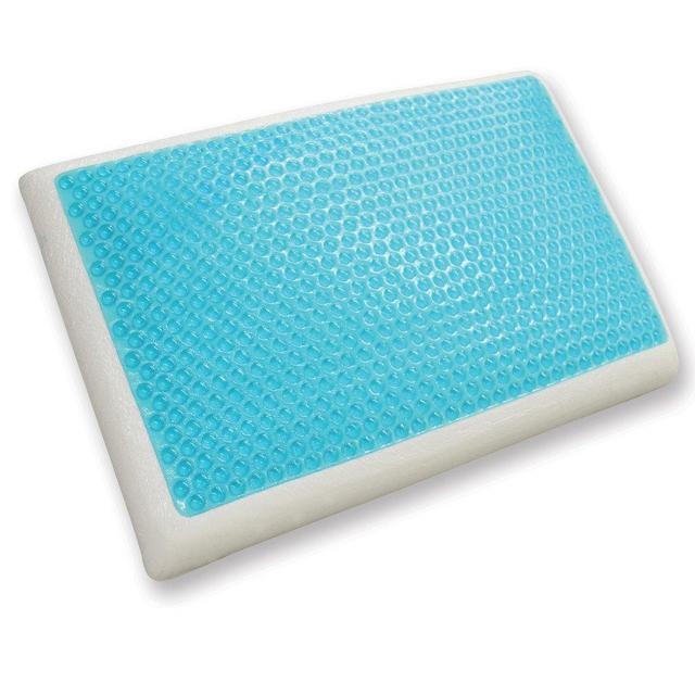 Classic Brands Reversible Cool Gel and Memory Foam Double-Sided Pillow, Soft and Comfortable Orthopedic Support, Standard