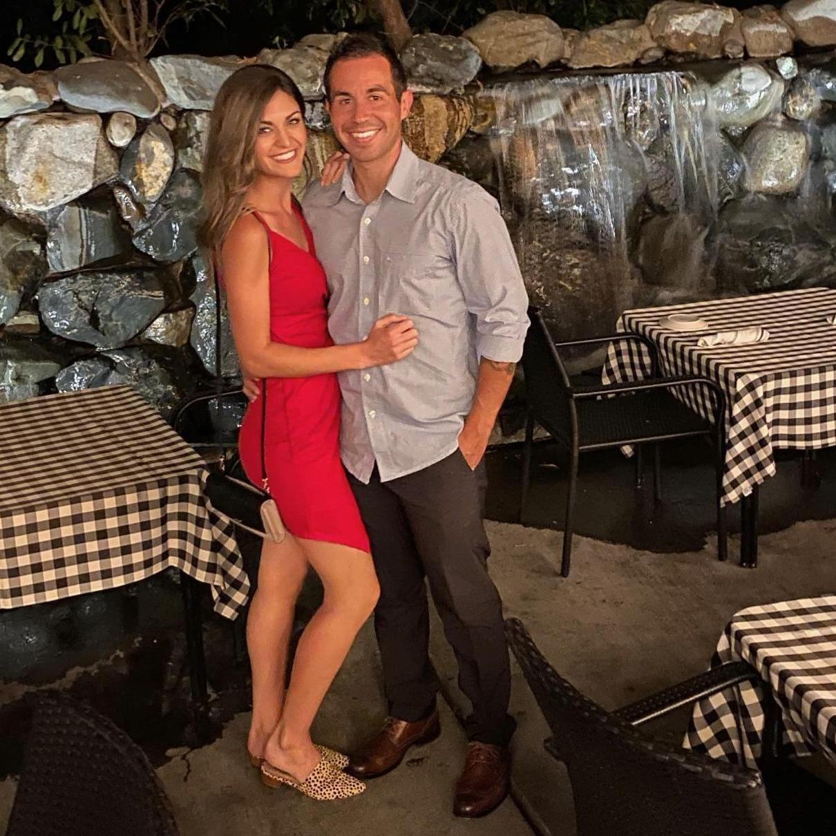 A dinner date at the same restaurant we later had our surprise engagement dinner at