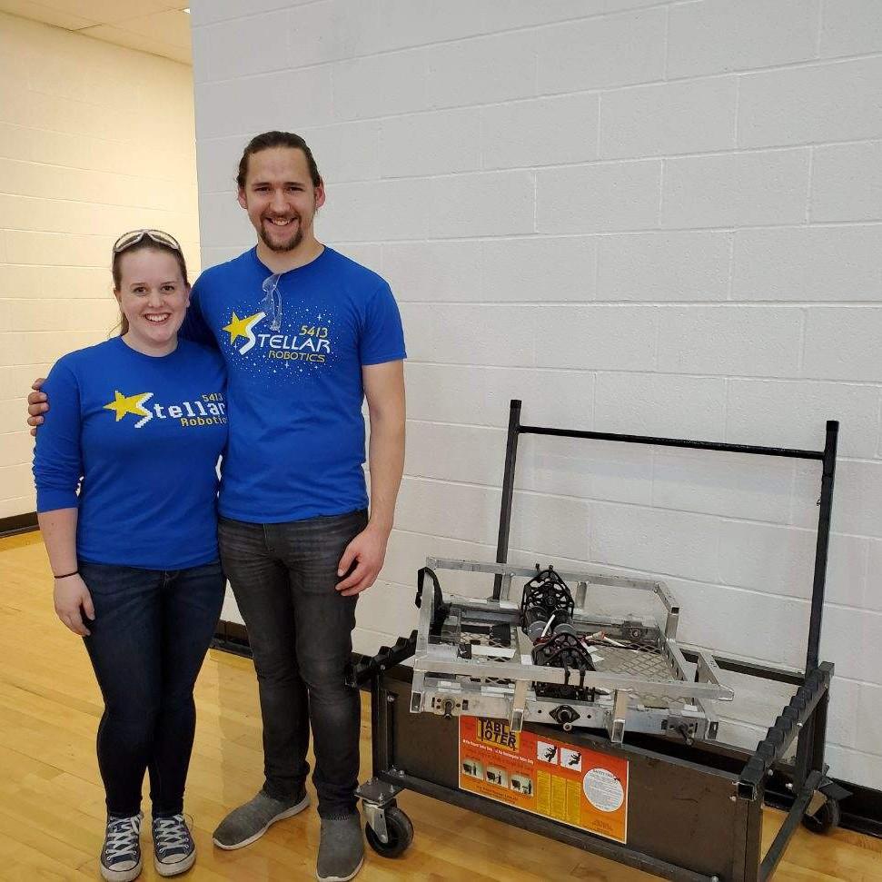 We found what was left of the robot that we first competed with together over five years ago