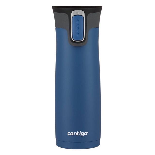 Contigo Autoseal West Loop Stainless Steel Coffee Travel Mug Blue Corn