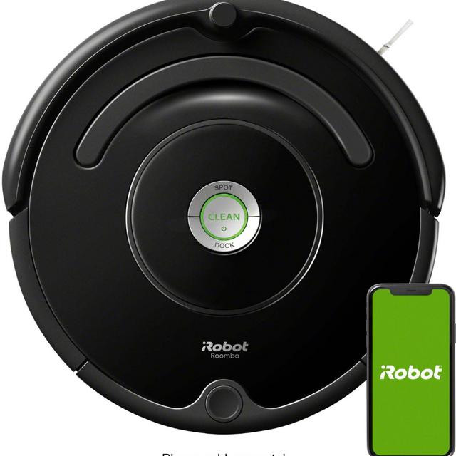 iRobot - Roomba 675 Wi-Fi Connected Robot Vacuum - Black
