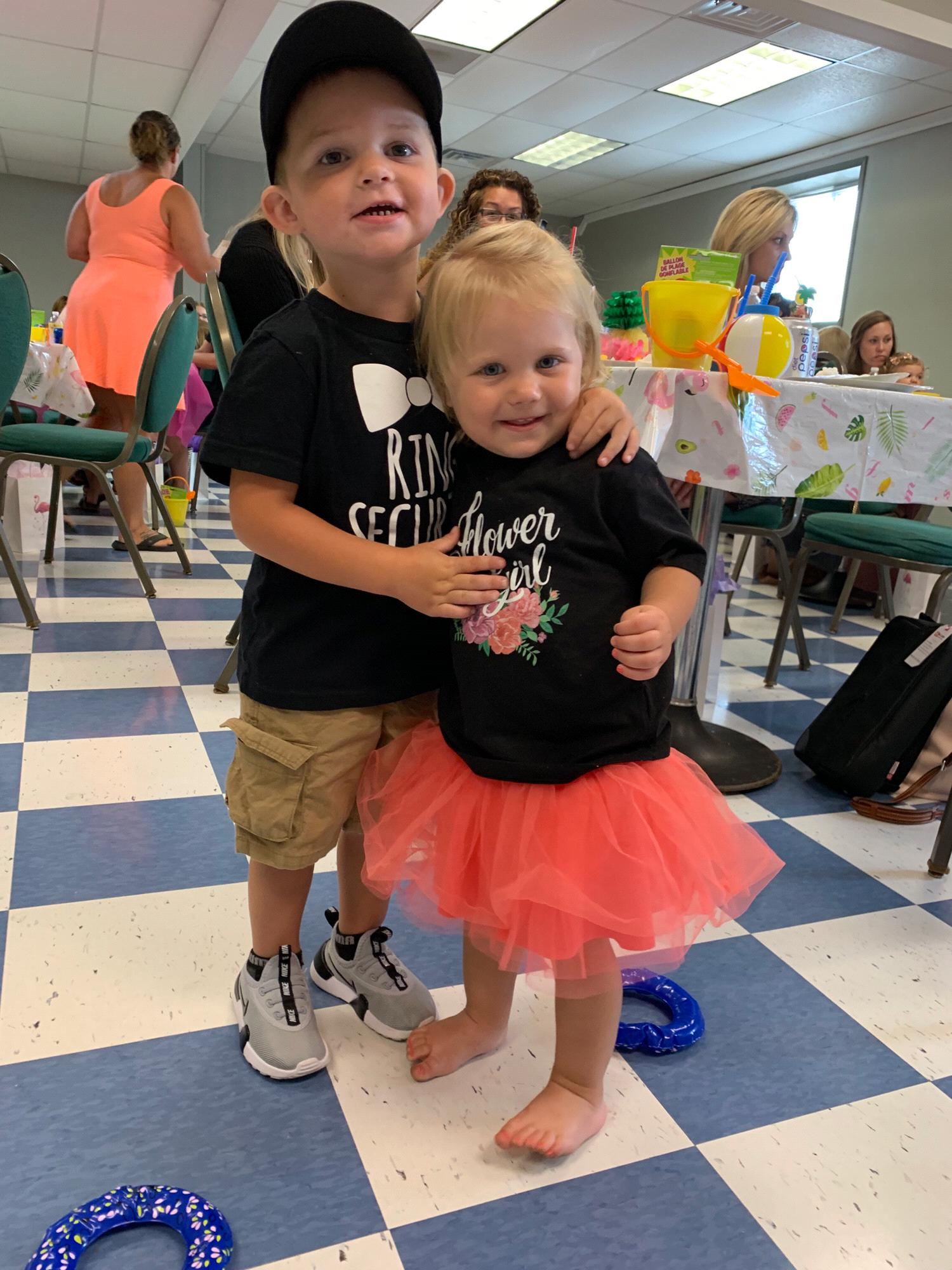The cutest ring bearer & flower girl around