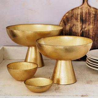 Moon Glass Pedestal Bowl