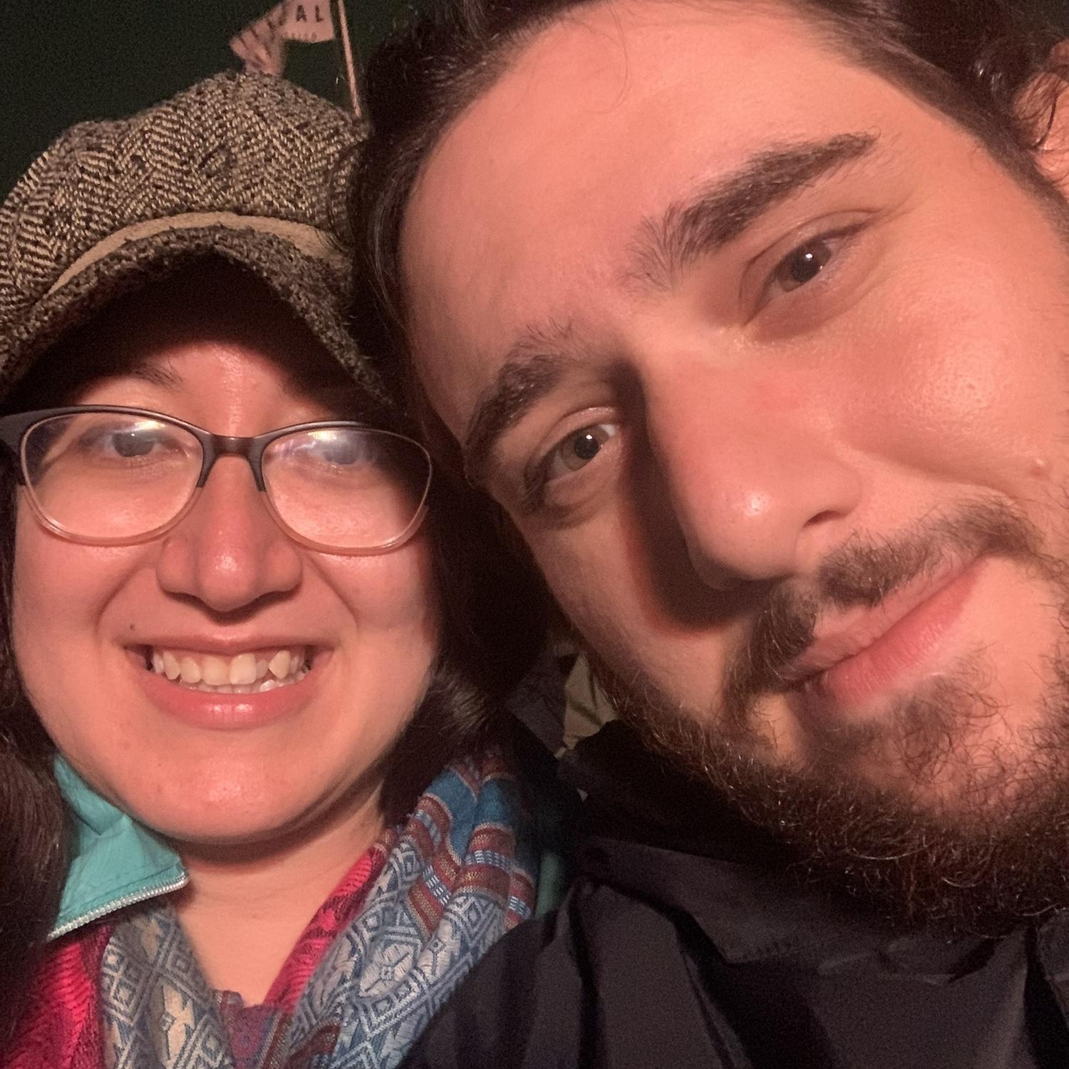 At the Yeah Yeah Yeahs concert!