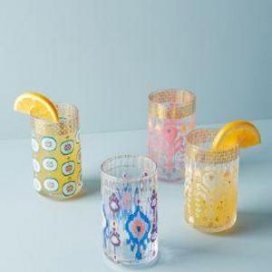 Halden Juice Glass- Fuchsia