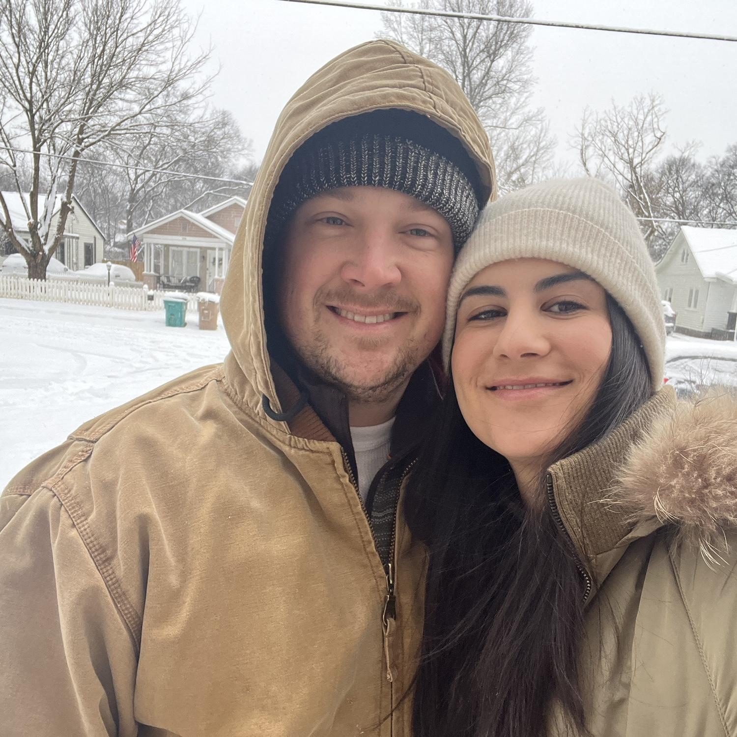Our first Nashville snow storm! Jan 2024