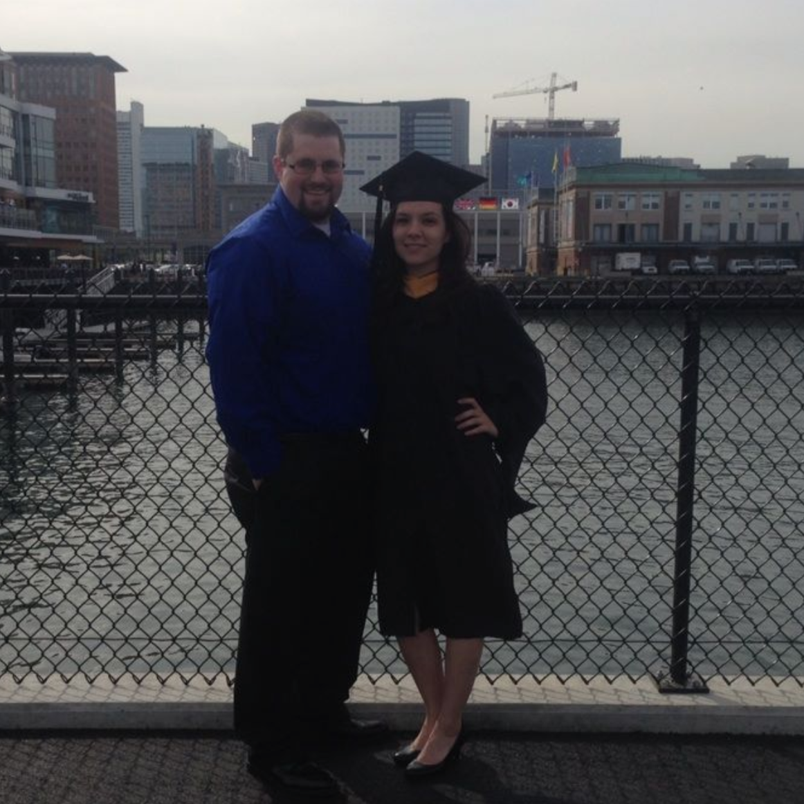 May 2015: Meg's Simmons Graduation, Boston