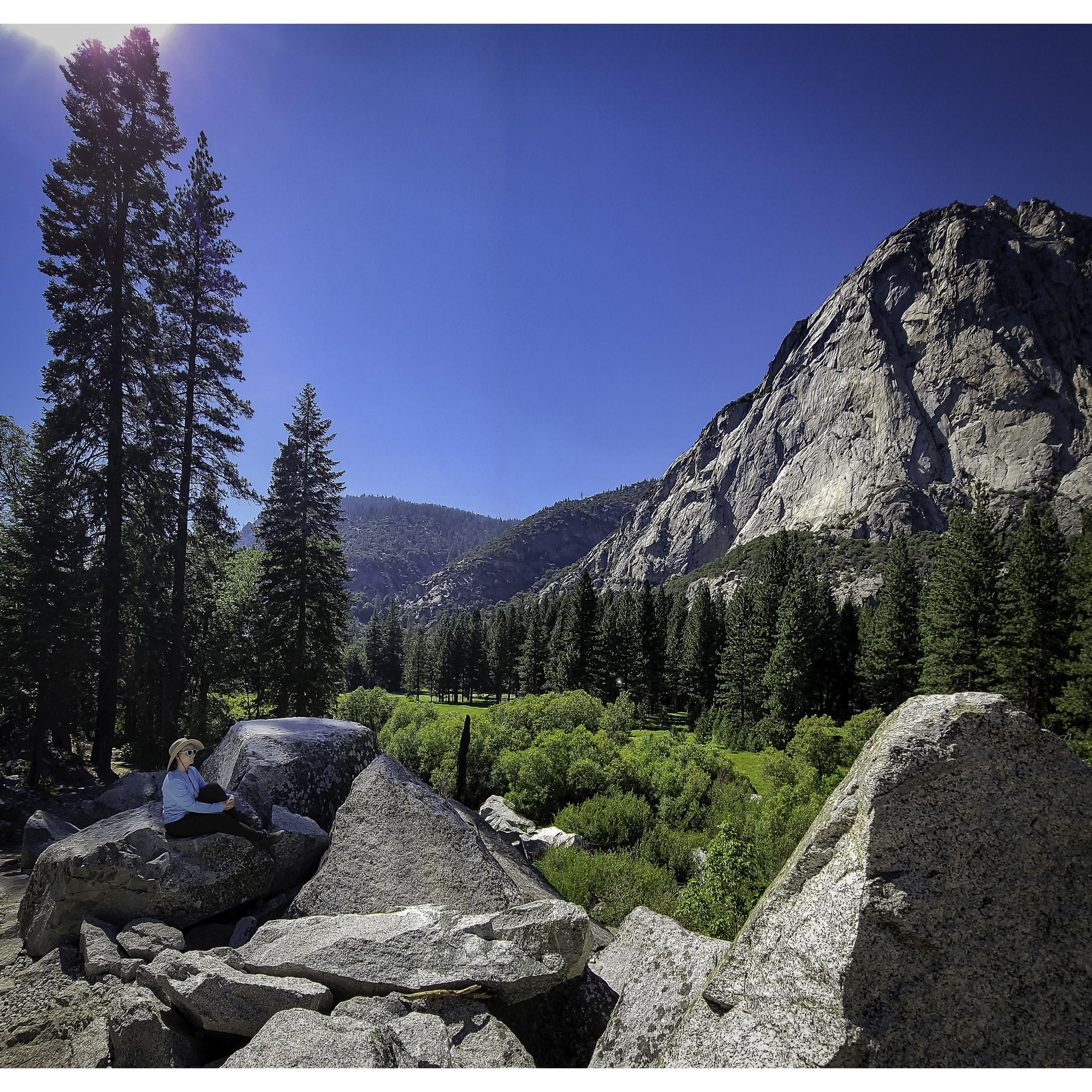 During our Hike to Zumwalt Meadow in Kings Canyon National Park