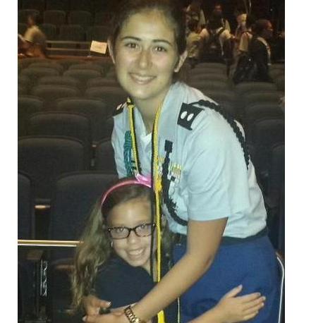 Nicky (Jonathan's little sister) & Isa