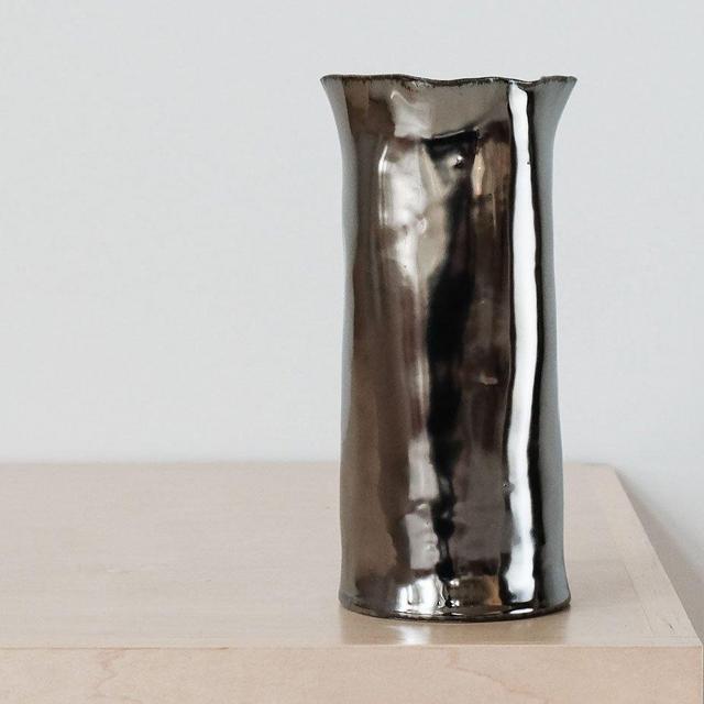 Nathalee Paolinelli Cylinder Vase: Mirror