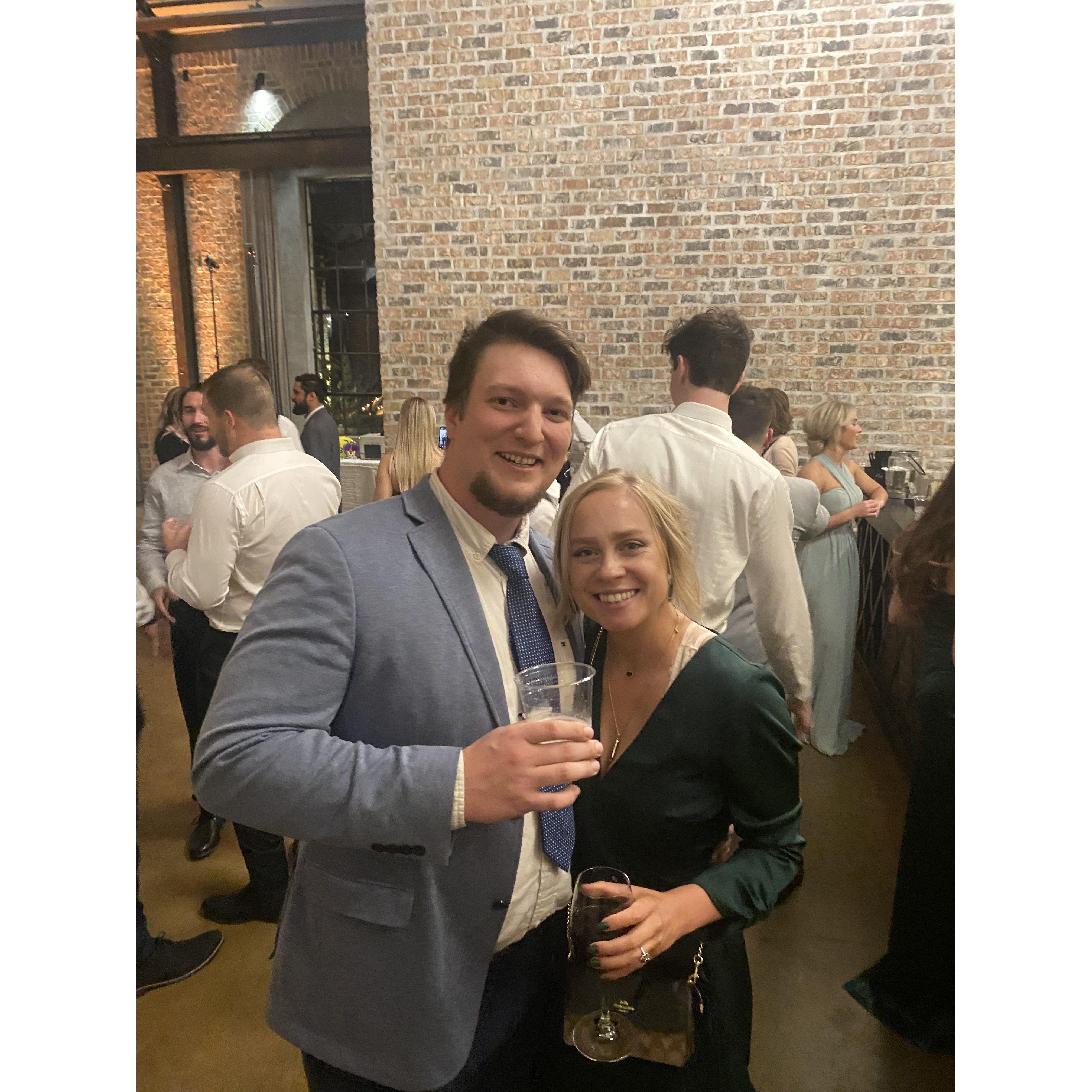 Attending our Friends, Jared & Emily's, Wedding