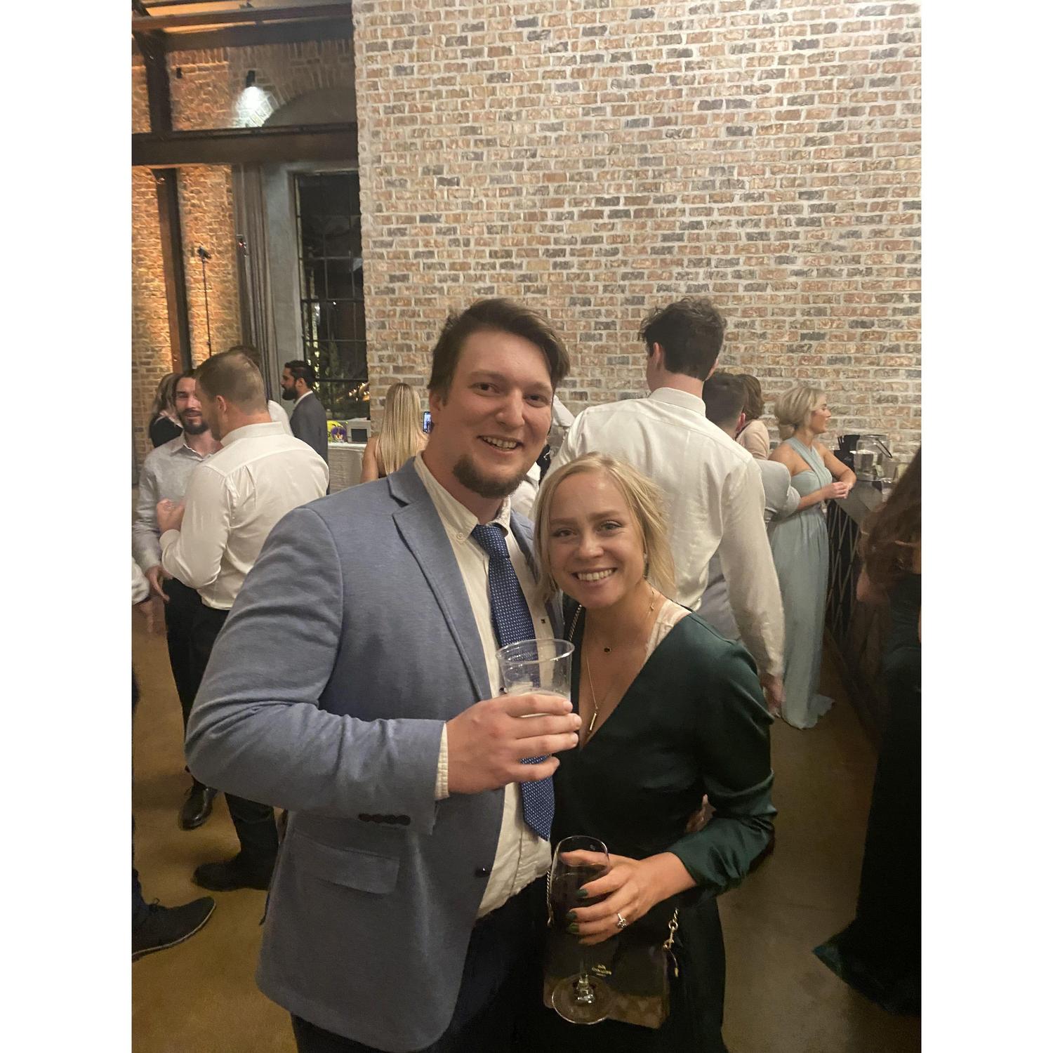 Attending our Friends, Jared & Emily's, Wedding