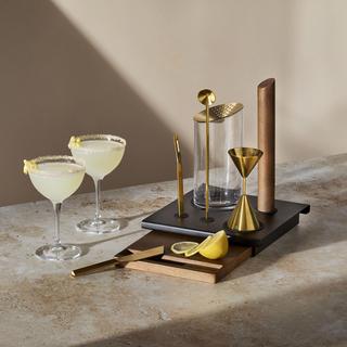 RBT 9-Piece Glass Shaker Bar Tool Set