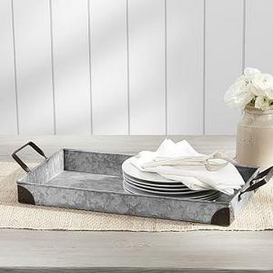 Galvanized Tray, Large