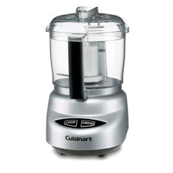 Cuisinart Mini-Prep Plus Food Processor, 24-Ounce Mini Food Processor to Chop Herbs, Vegetables, and Hard Cheese, 24-Ounce Work Bowl, Reversible Stainless Steel Blade, DLC-2ABC, Brushed Chrome