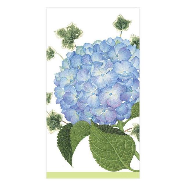 Hydrangeas Paper Guest Towel Napkins - 15 Per Package