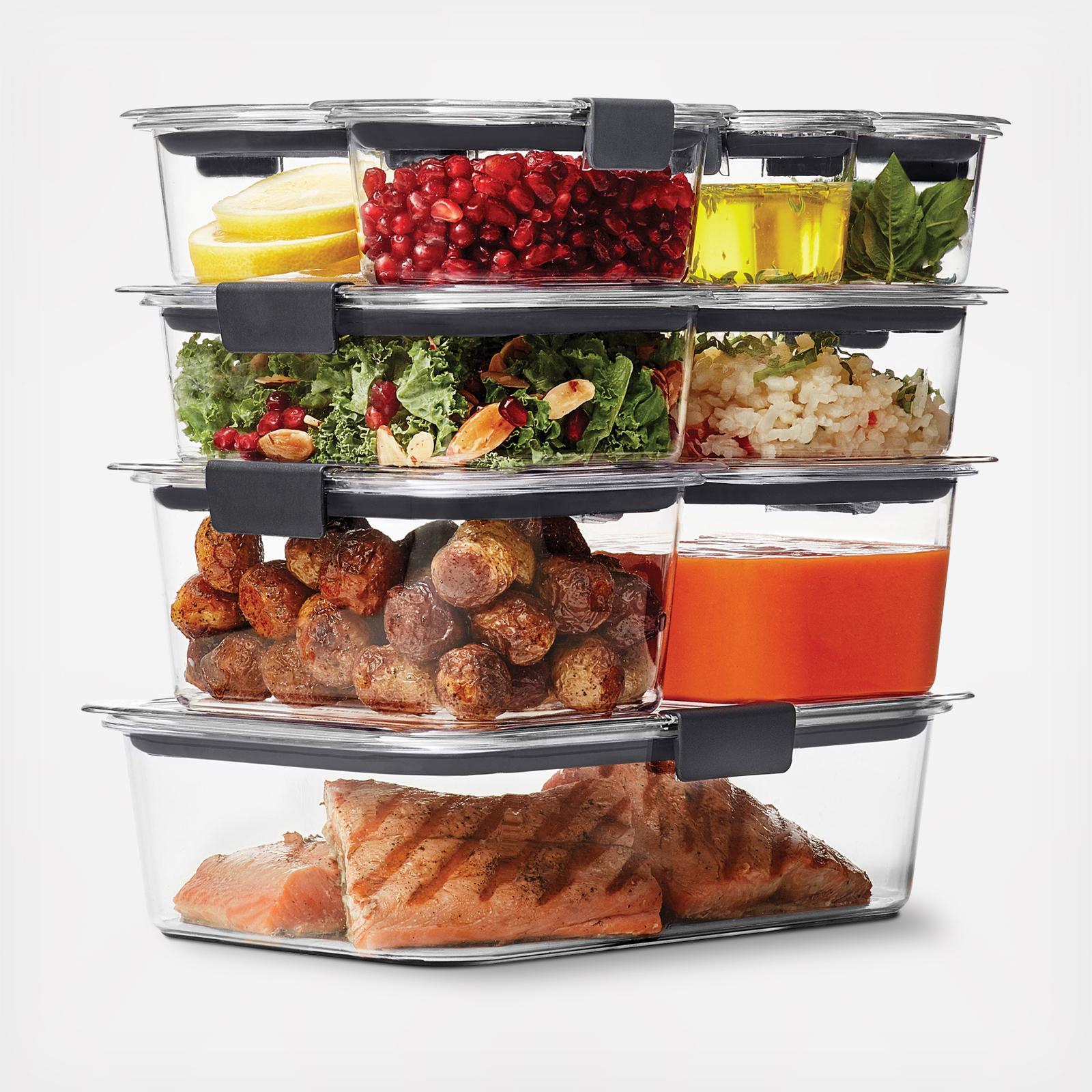 Rubbermaid, Brilliance 18-Piece Leak-Proof Food Storage Container