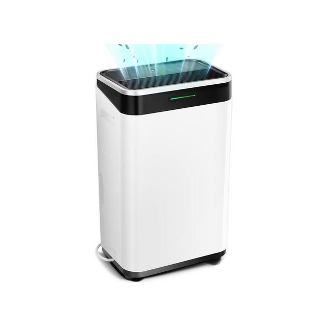 R.W.FLAME Dehumidifier 45 Pints/Day, Low Noise, Intelligent Humidity Control, for Home, Basement & Garage, 6500ML Tank with Drain Hose