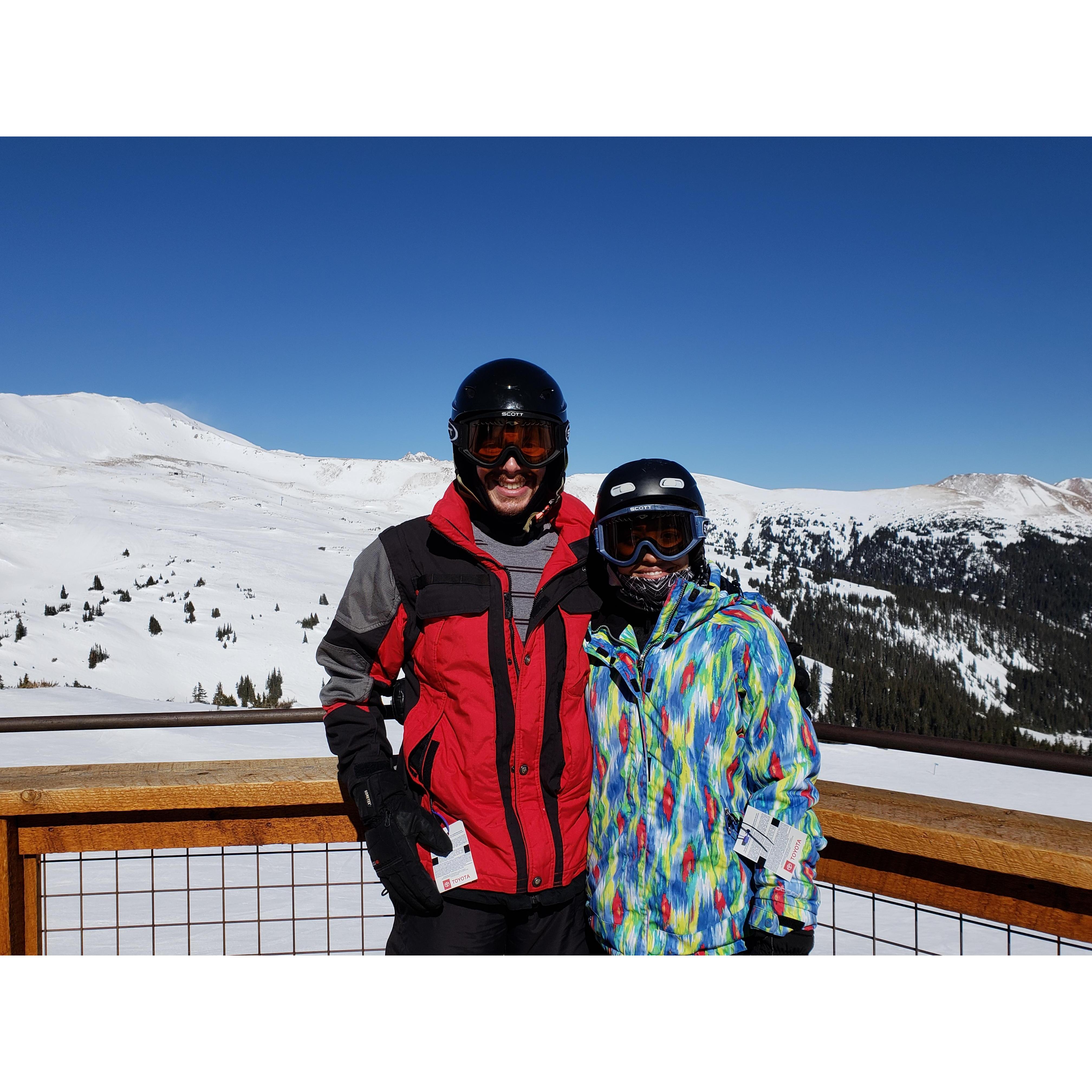 Snowboarding in Loveland CO – Nami taught Ben how to go snowboarding in the winter of 2018/2019. Though it was a little rough learning at 31 years of age, Ben is now addicted.