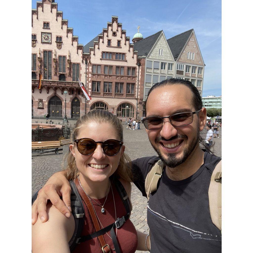 Frankfurt, Germany to visit Fabio's friend, Søren.