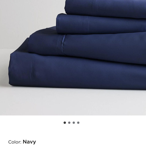 The Big One® Extra Soft Sheet Set with Pillowcases - Blue, QUEEN SET