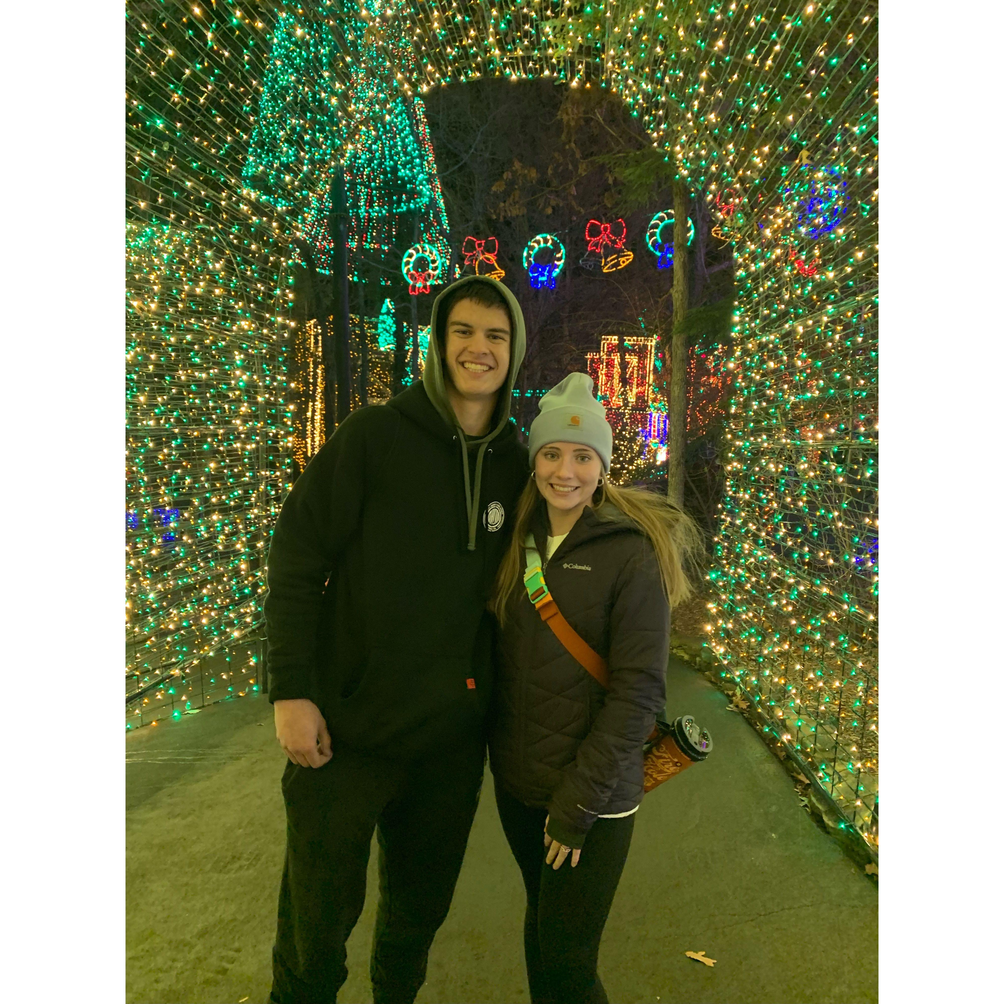 Family Christmas Trip to Silver Dollar City