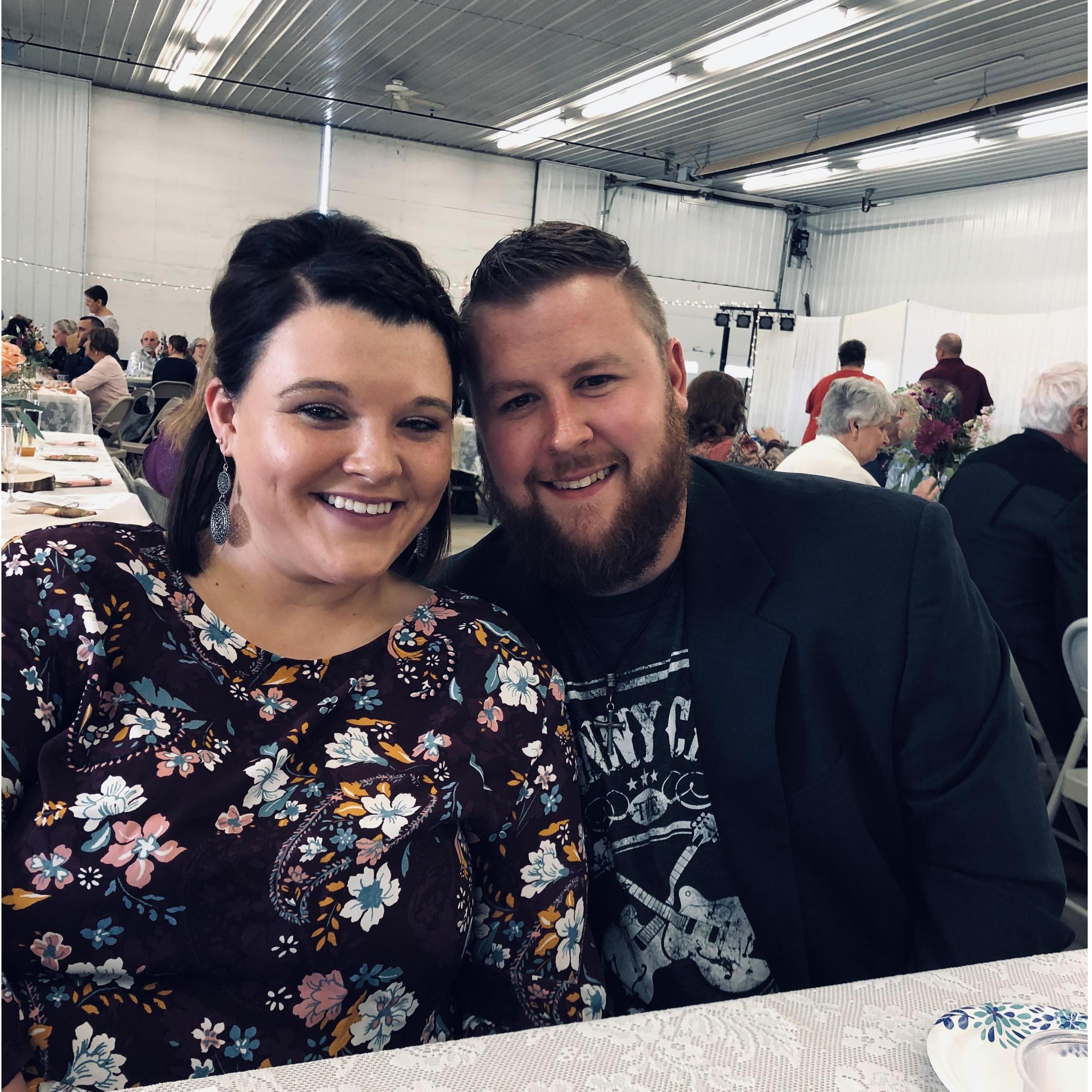 First wedding together .