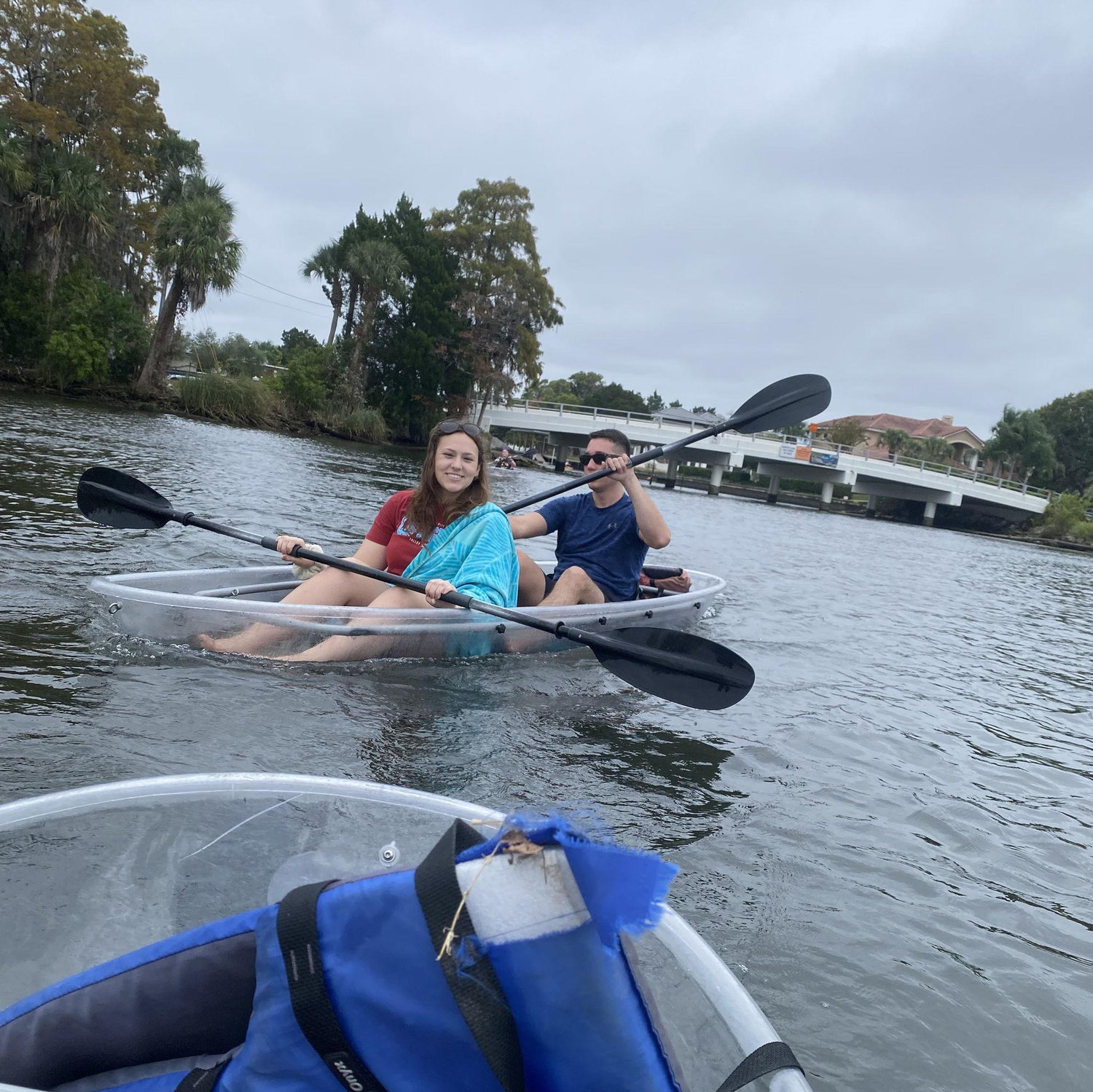 Kayaking with manatees - November 2023