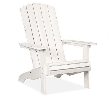PB Classic Painted Adirondack Chair, White