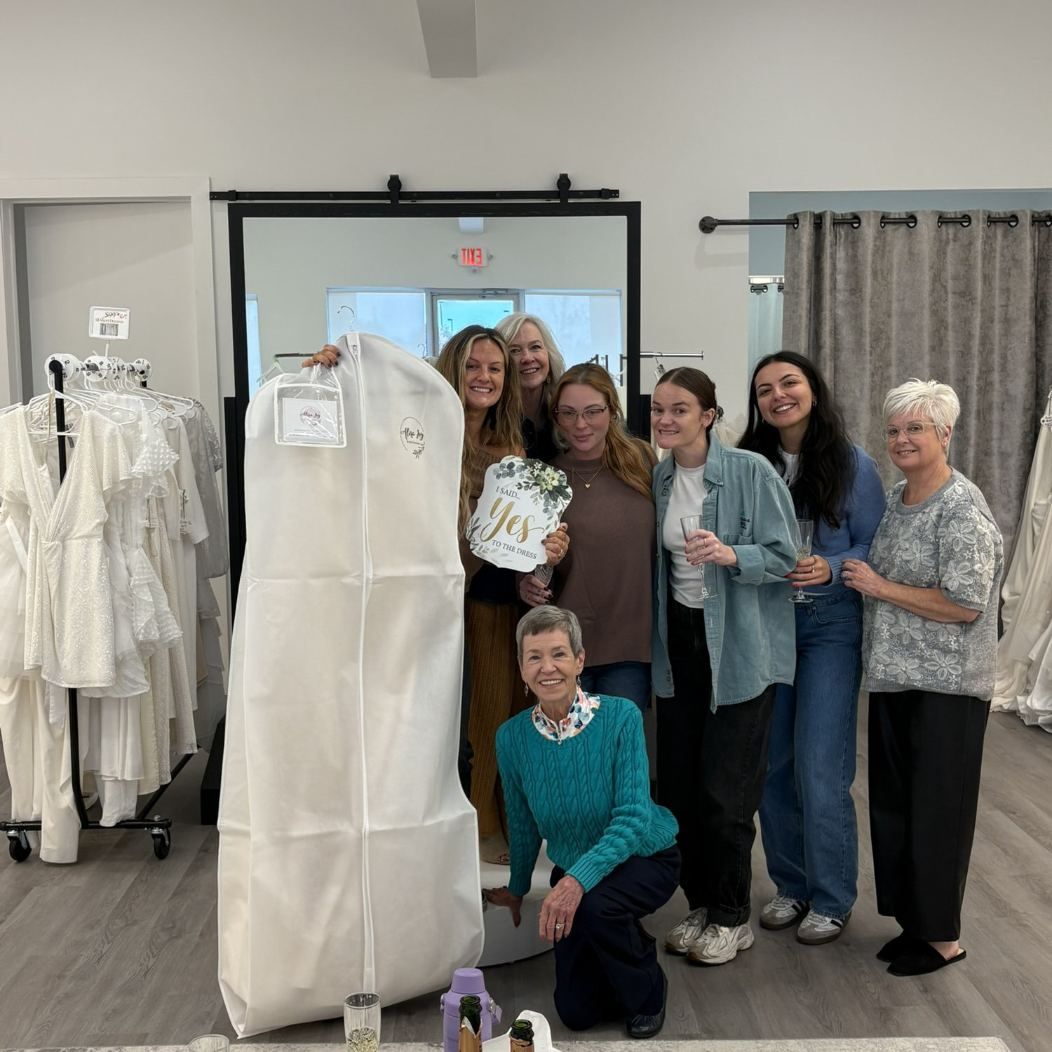 Sarah said YES TO THE DRESS!