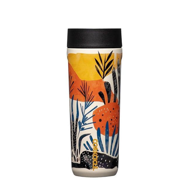 Corkcicle Commuter Cup Travel Mug - Insulated Coffee Mug with Lid - Keeps Drinks Cold 18 Hours - 360° Spill-Proof Sip Lid - Holiday Gift - Great for Gifting Warmth - 17 oz - Mesa