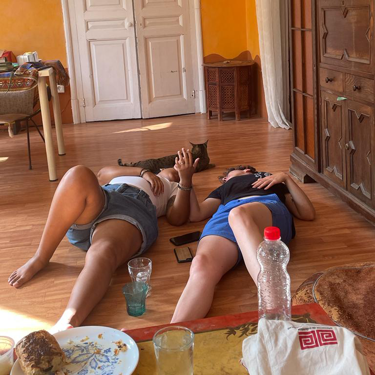 A pic Nalu and Lour took of us in secret from the time Doreen followed me to Barcelona for a weekend. We could not stay away from eachother.