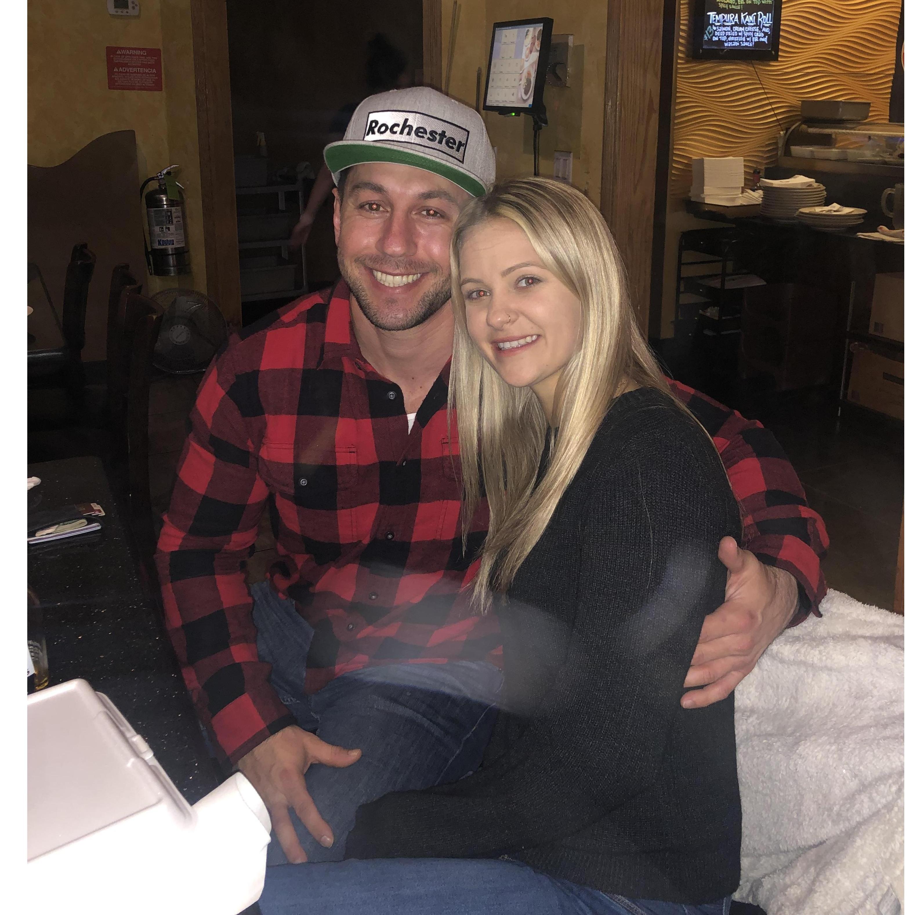 At my favorite Rochester restaurant, Kobe grill