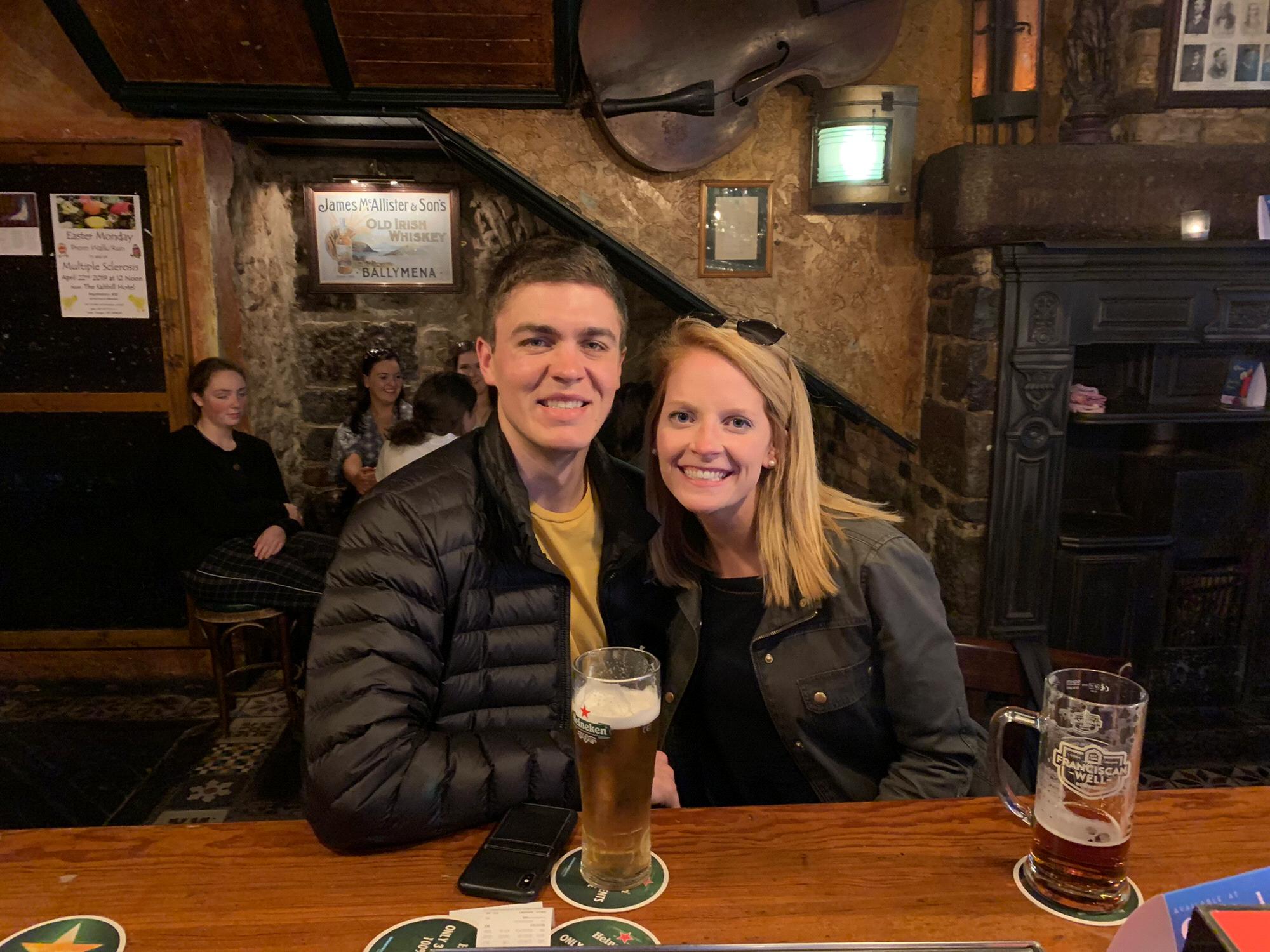 Irish pub, April 2019
