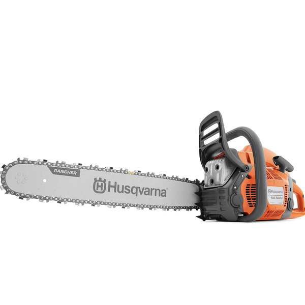 Husqvarna 455 Rancher Gas Chainsaw, 55-cc 3.5-HP, 2-Cycle X-Torq Engine, 20 Inch Chainsaw with Automatic Oiler, For Wood Cutting, Tree Trimming and Land Clearing, Gifts For Men
