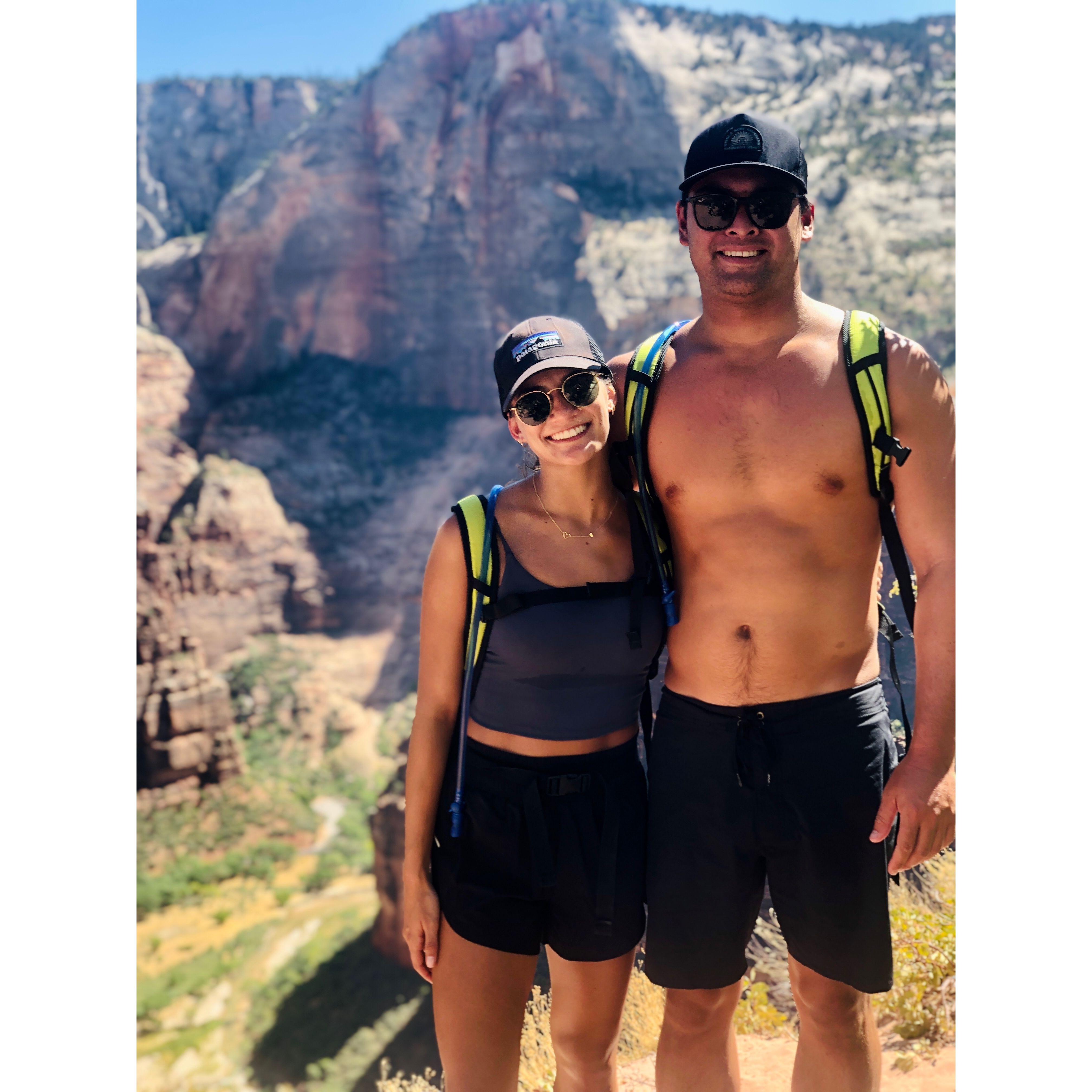 Our first road trip together, we had the best time!