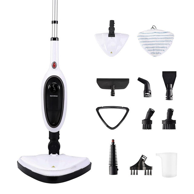 Reecoo Steam Mop Multi-function Floor Cleaning Detachable Steam Cleaner For Hardwoods,Tiles,Carpet Cleaning
