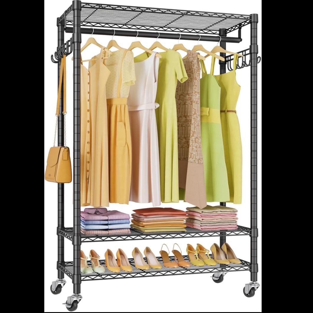 Rolling Clothes Rack
