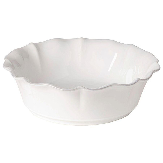 Rosa Stoneware Serving Bowl, 12"x 12" - White