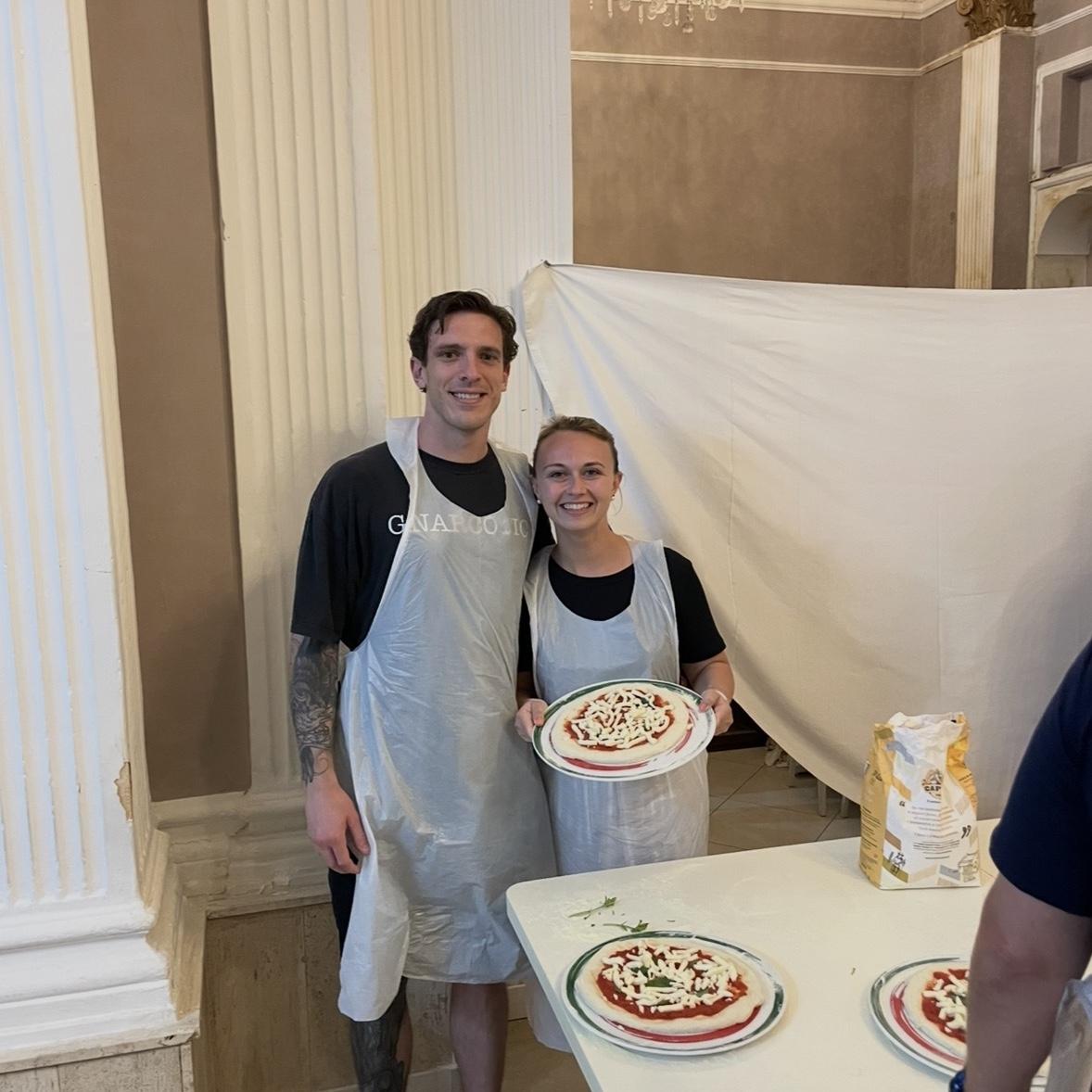 Made real pizza in Naples, Italy