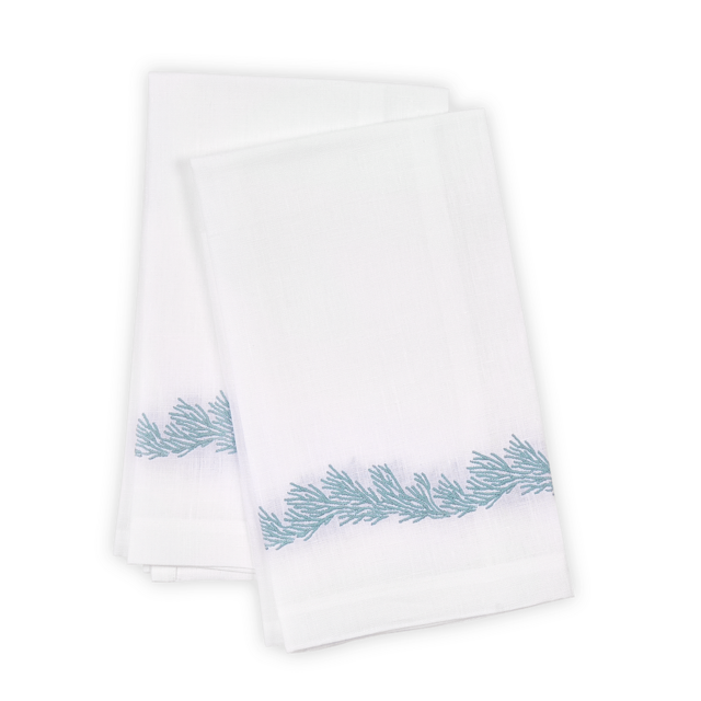 Guest Hand Towels (Light Blue)