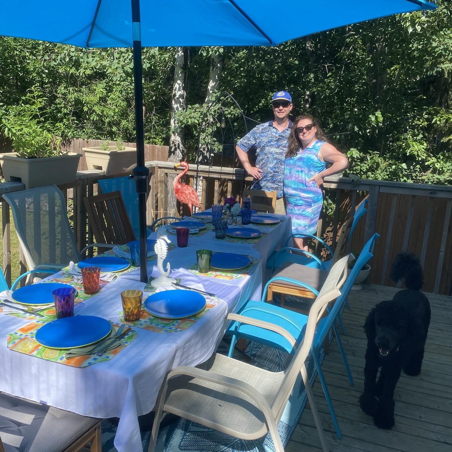We love hosting, especially at our cottage in Sandy Hook!