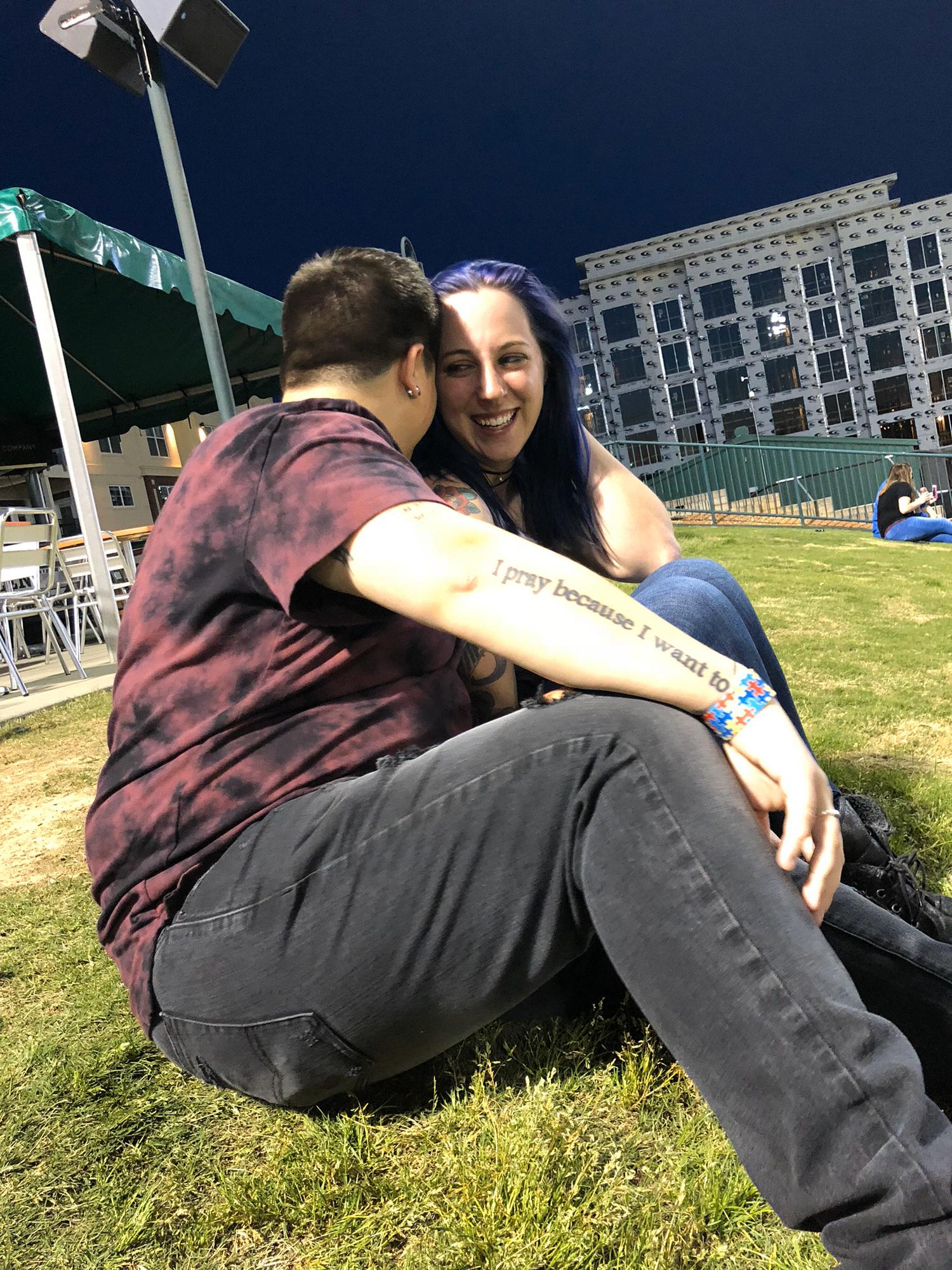 "You've made me laugh every day since the day we met."